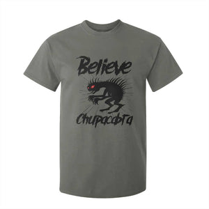 Urban Legends And Mystery Gift T Shirt For Kid Believe Chupacabra TS12 Military Green Print Your Wear