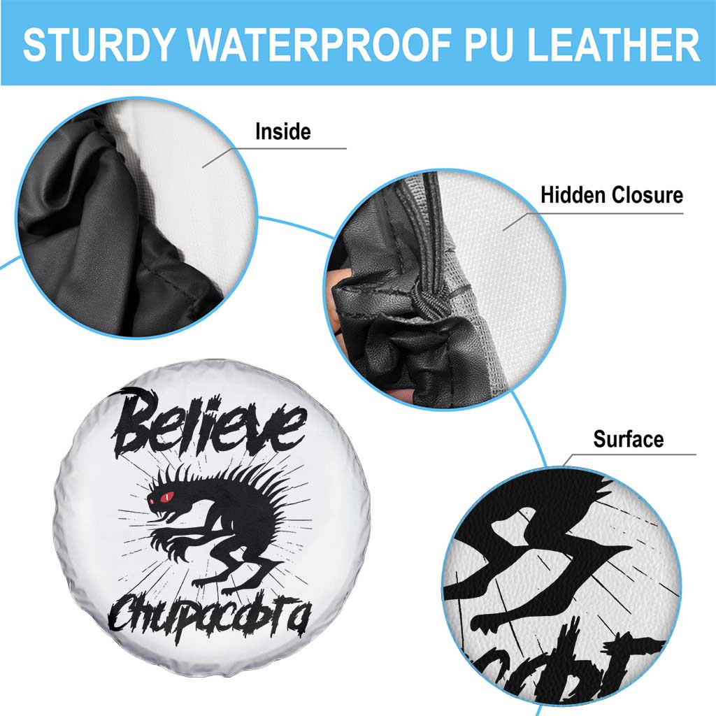 Urban Legends And Mystery Gift Spare Tire Cover Believe Chupacabra TS12 Print Your Wear