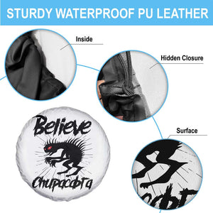 Urban Legends And Mystery Gift Spare Tire Cover Believe Chupacabra TS12 Print Your Wear