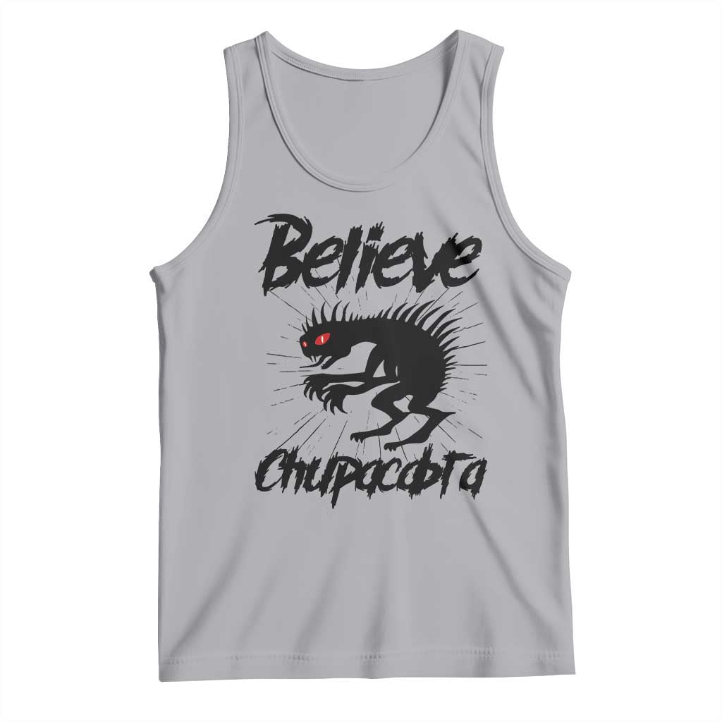 Urban Legends And Mystery Gift Tank Top Believe Chupacabra TS12 Athletic Heather Print Your Wear