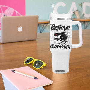 Urban Legends And Mystery Gift Tumbler With Handle Believe Chupacabra TS12 Print Your Wear