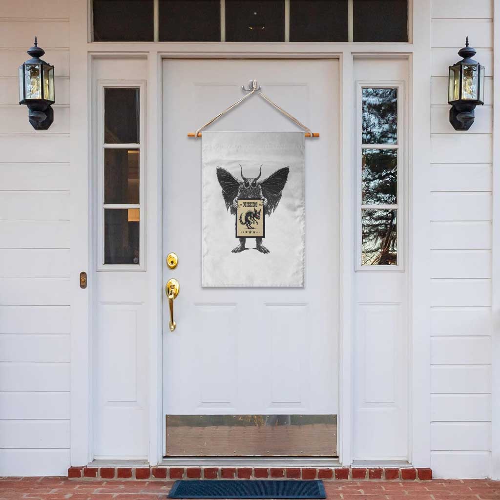 Mothman Missing Chupacabra Garden Flag Funny Cryptid Gift TS12 Print Your Wear