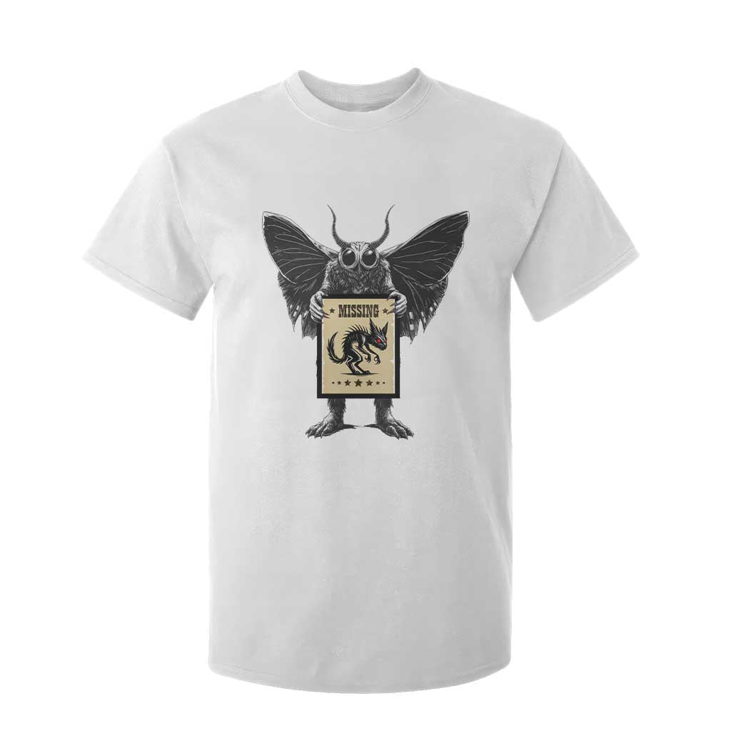 Mothman Missing Chupacabra T Shirt For Kid Funny Cryptid Gift TS12 White Print Your Wear
