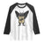 Mothman Missing Chupacabra Raglan Shirt Funny Cryptid Gift TS12 White Black Print Your Wear