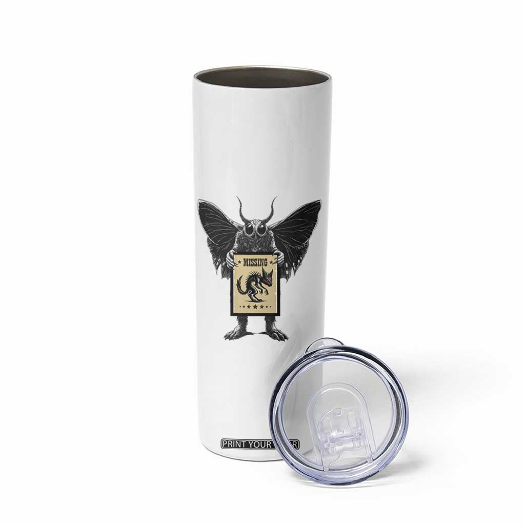 Mothman Missing Chupacabra Skinny Tumbler Funny Cryptid Gift TS12 Print Your Wear