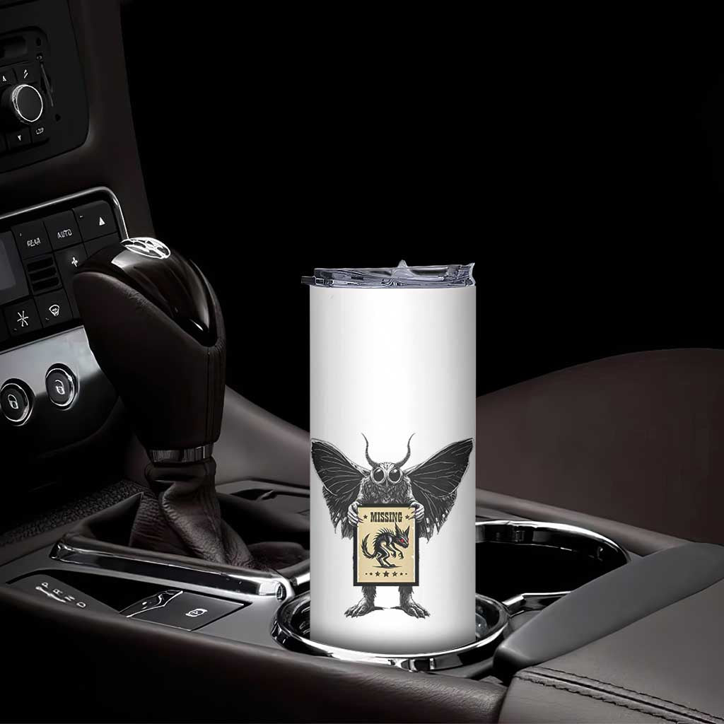 Mothman Missing Chupacabra Skinny Tumbler Funny Cryptid Gift TS12 Print Your Wear