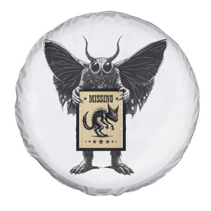 Mothman Missing Chupacabra Spare Tire Cover Funny Cryptid Gift TS12 Print Your Wear