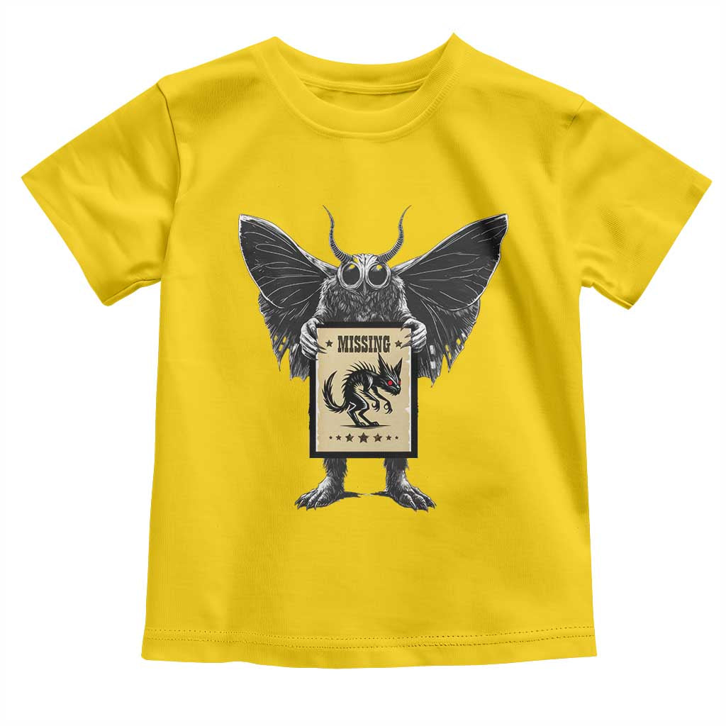 Mothman Missing Chupacabra Toddler T Shirt Funny Cryptid Gift TS12 Daisy Print Your Wear