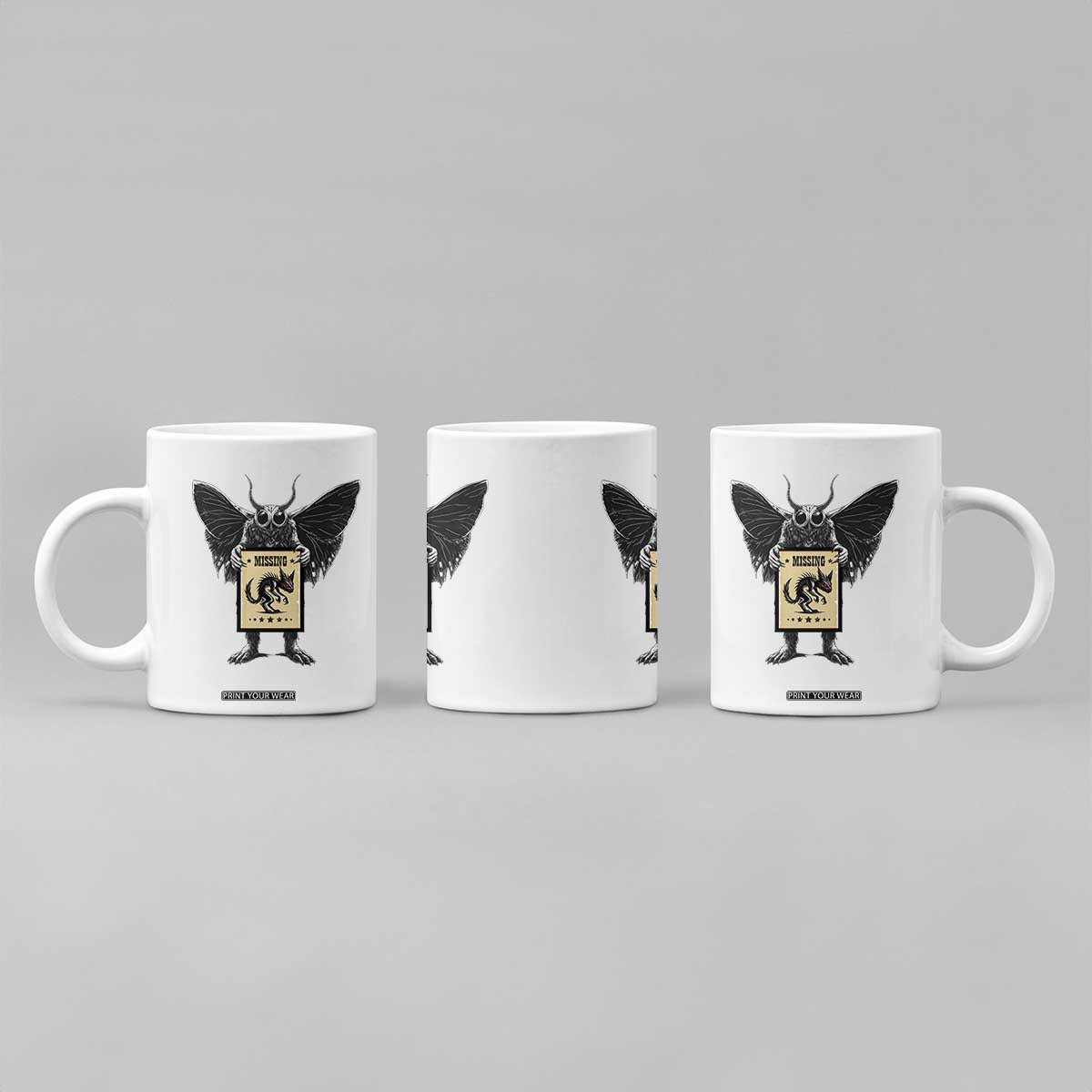 Mothman Missing Chupacabra Coffee Mug Funny Cryptid Gift TS12 Print Your Wear