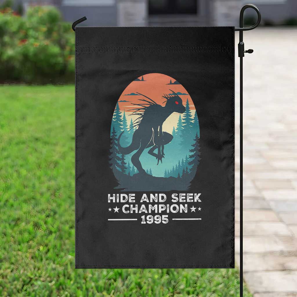 Chupacabra Garden Flag Gothic Humor Hide And Seek Champion Gift TS12 Print Your Wear