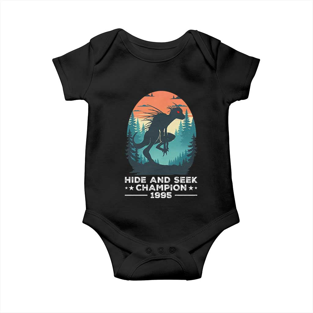 Chupacabra Baby Onesie Gothic Humor Hide And Seek Champion Gift TS12 Black Print Your Wear
