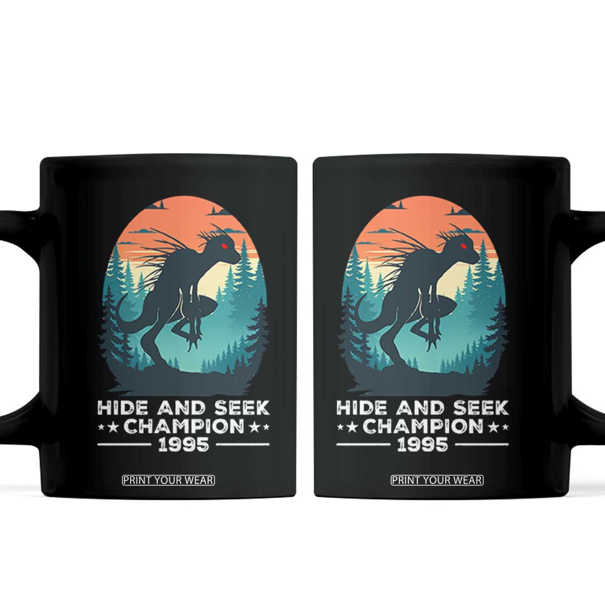 Chupacabra Coffee Mug Gothic Humor Hide And Seek Champion Gift TS12 Black Print Your Wear