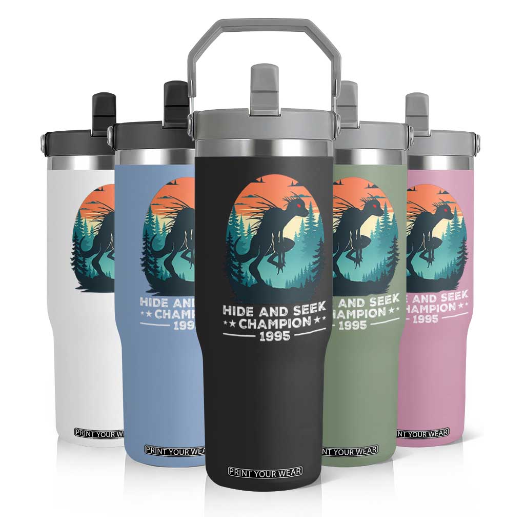 Chupacabra Flip Straw Tumbler Gothic Humor Hide And Seek Champion Gift TS12 Print Your Wear