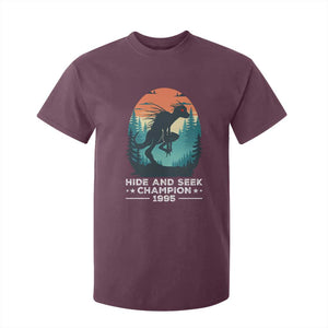 Chupacabra T Shirt For Kid Gothic Humor Hide And Seek Champion Gift TS12 Maroon Print Your Wear