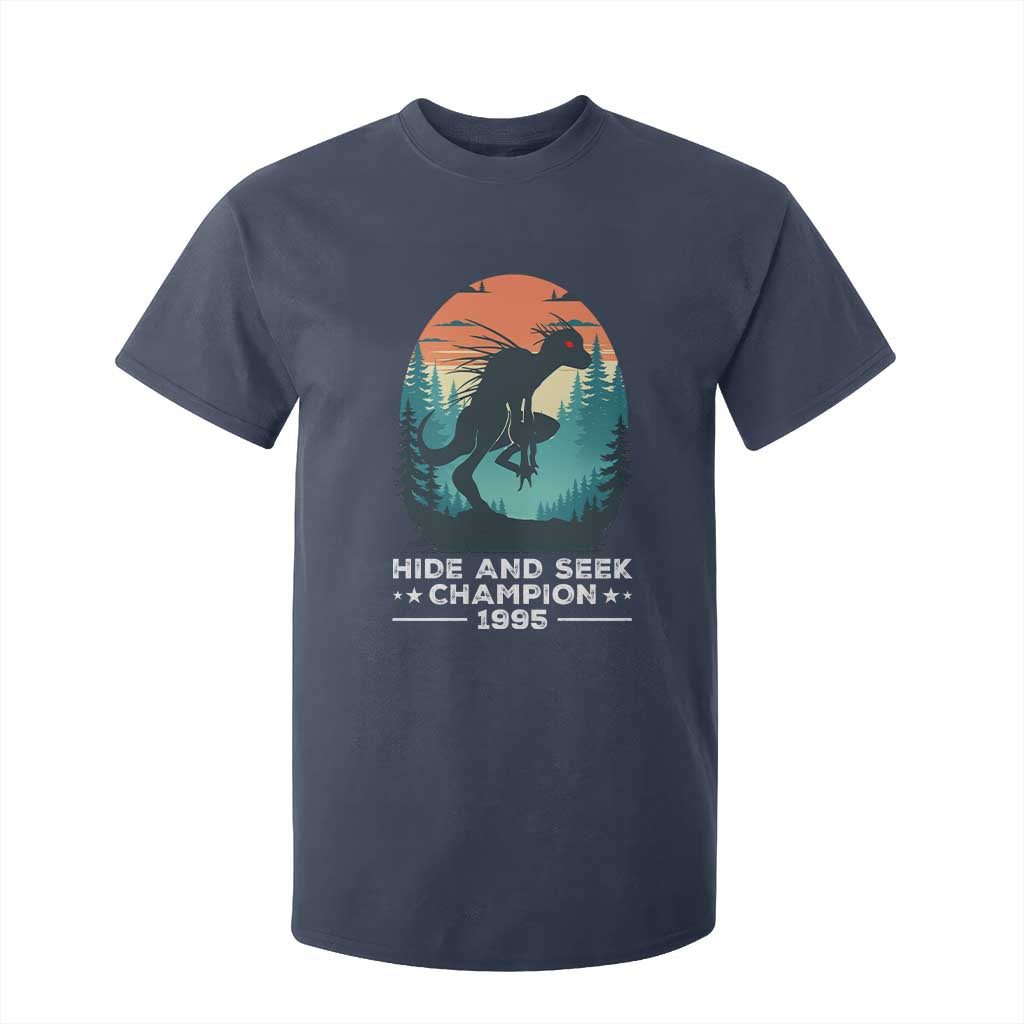 Chupacabra T Shirt For Kid Gothic Humor Hide And Seek Champion Gift TS12 Navy Print Your Wear