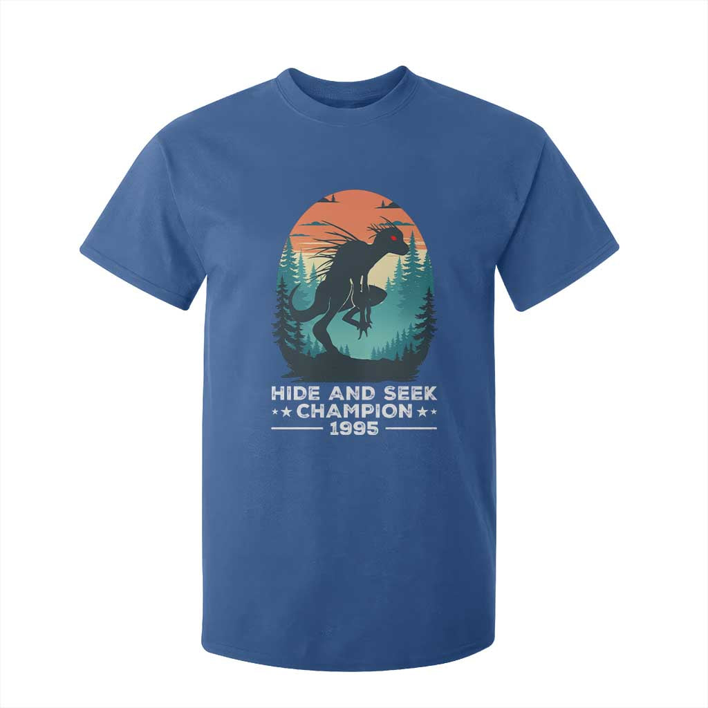 Chupacabra T Shirt For Kid Gothic Humor Hide And Seek Champion Gift TS12 Royal Blue Print Your Wear