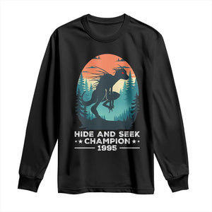 Chupacabra Long Sleeve Shirt Gothic Humor Hide And Seek Champion Gift TS12 Black Print Your Wear