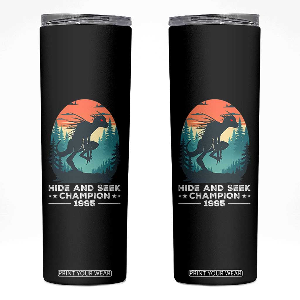 Chupacabra Skinny Tumbler Gothic Humor Hide And Seek Champion Gift TS12 Black Print Your Wear
