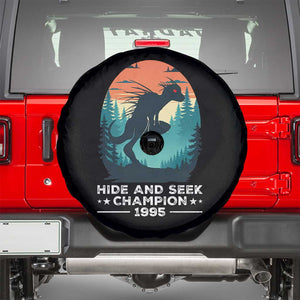 Chupacabra Spare Tire Cover Gothic Humor Hide And Seek Champion Gift TS12 Black Print Your Wear
