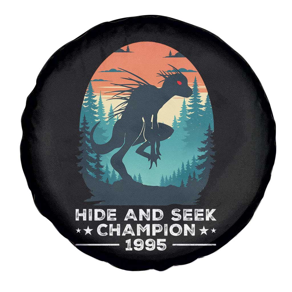 Chupacabra Spare Tire Cover Gothic Humor Hide And Seek Champion Gift TS12 Print Your Wear
