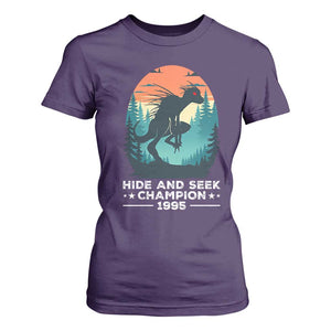 Chupacabra T Shirt For Women Gothic Humor Hide And Seek Champion Gift TS12 Purple Print Your Wear