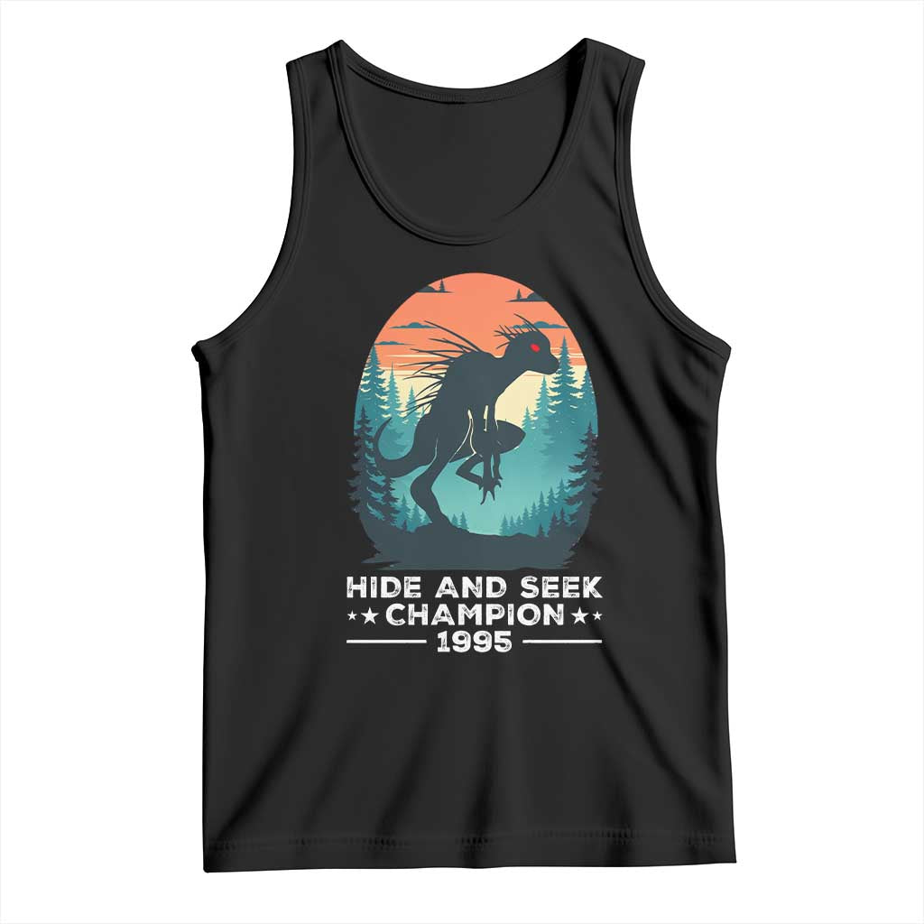 Chupacabra Tank Top Gothic Humor Hide And Seek Champion Gift TS12 Black Print Your Wear