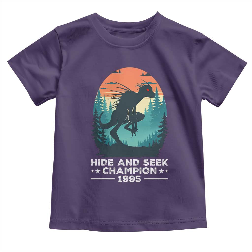 Chupacabra Toddler T Shirt Gothic Humor Hide And Seek Champion Gift TS12 Purple Print Your Wear