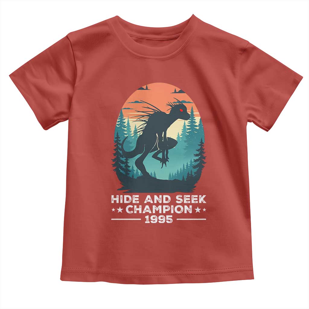 Chupacabra Toddler T Shirt Gothic Humor Hide And Seek Champion Gift TS12 Red Print Your Wear