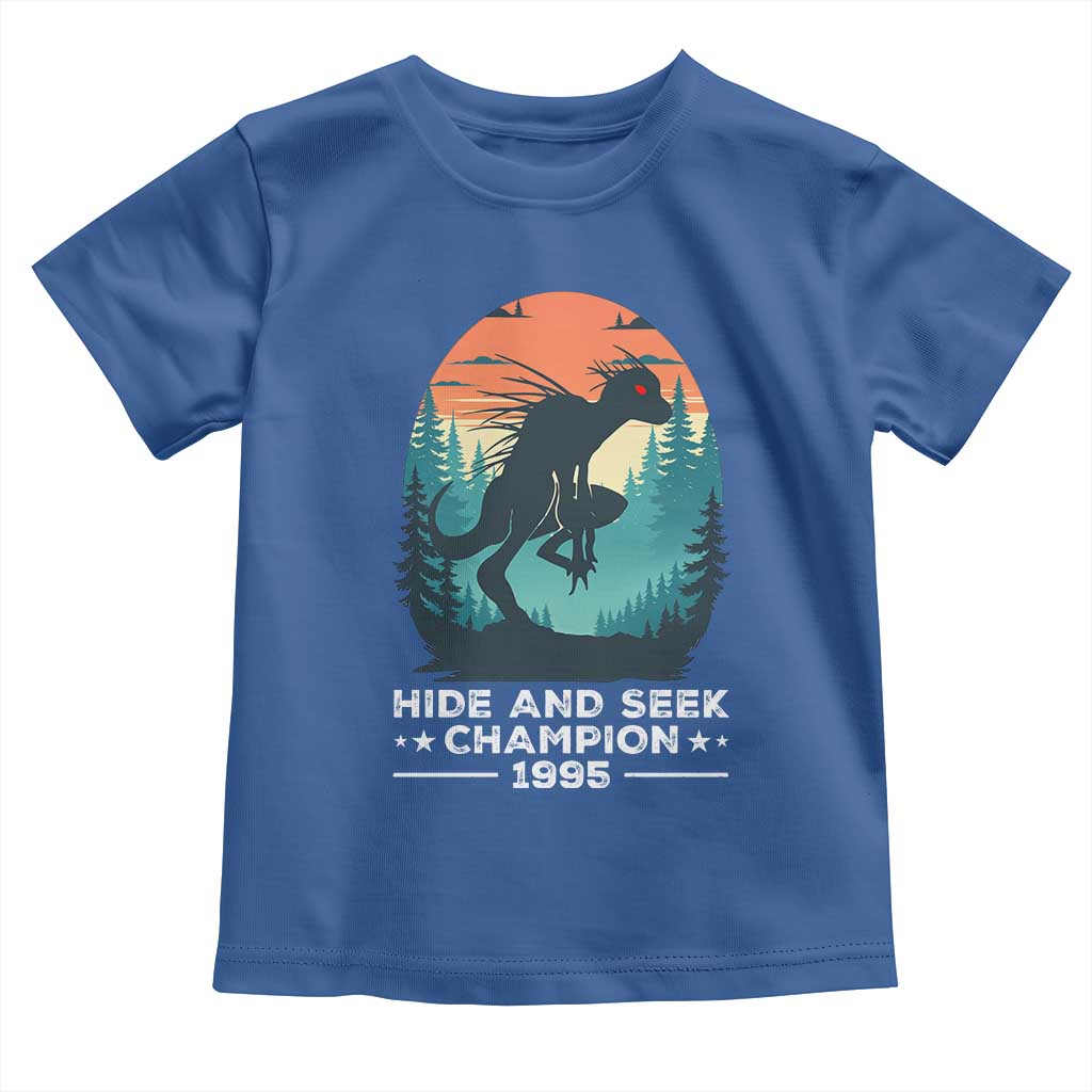Chupacabra Toddler T Shirt Gothic Humor Hide And Seek Champion Gift TS12 Royal Blue Print Your Wear