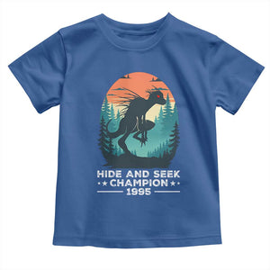 Chupacabra Toddler T Shirt Gothic Humor Hide And Seek Champion Gift TS12 Royal Blue Print Your Wear