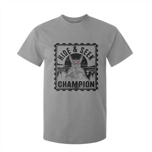 Chupacabra Hide And Seek Champion Since 1995 T Shirt For Kid Cryptid Gift TS12 Sport Gray Print Your Wear