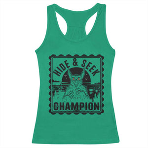 Chupacabra Hide And Seek Champion Since 1995 Racerback Tank Top Cryptid Gift TS12 Irish Green Print Your Wear