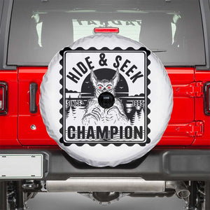Chupacabra Hide And Seek Champion Since 1995 Spare Tire Cover Cryptid Gift TS12 White Print Your Wear
