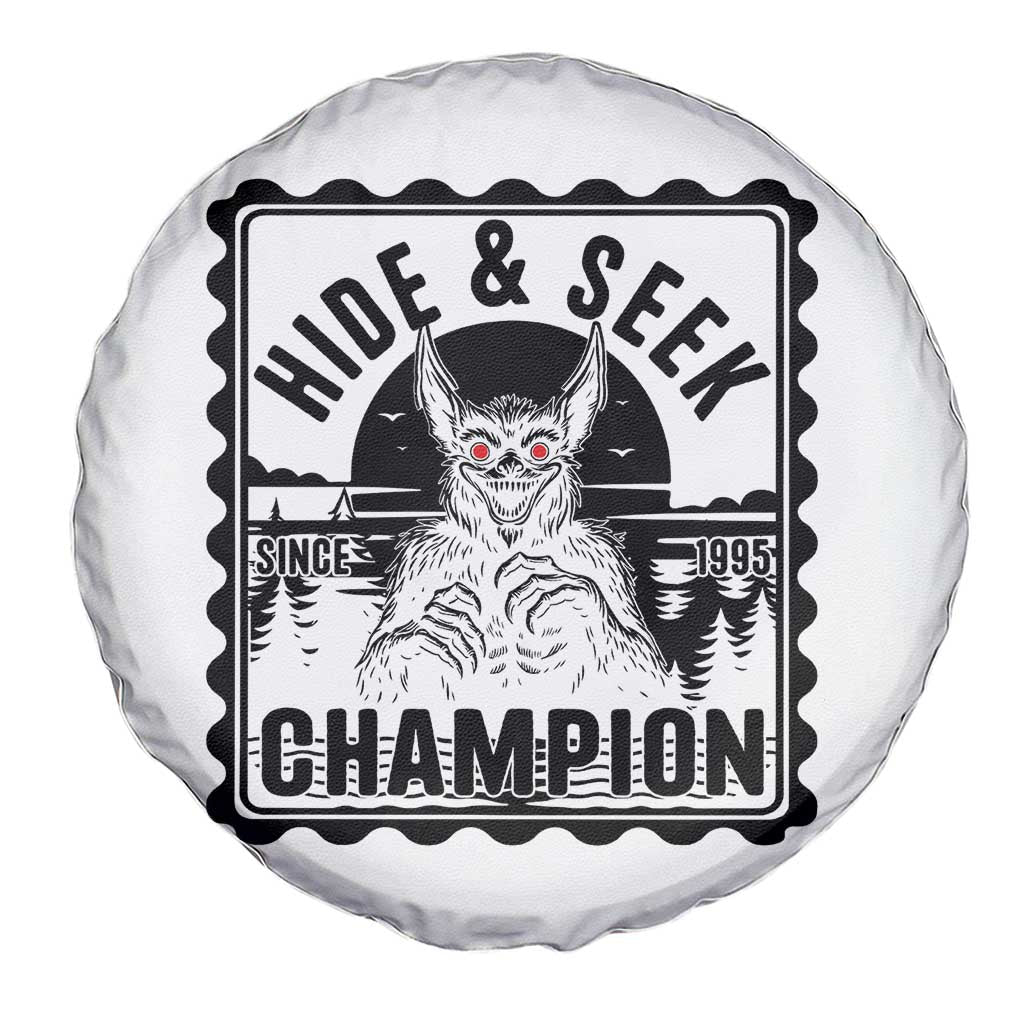 Chupacabra Hide And Seek Champion Since 1995 Spare Tire Cover Cryptid Gift TS12 Print Your Wear