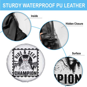 Chupacabra Hide And Seek Champion Since 1995 Spare Tire Cover Cryptid Gift TS12 Print Your Wear
