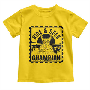 Chupacabra Hide And Seek Champion Since 1995 Toddler T Shirt Cryptid Gift TS12 Daisy Print Your Wear