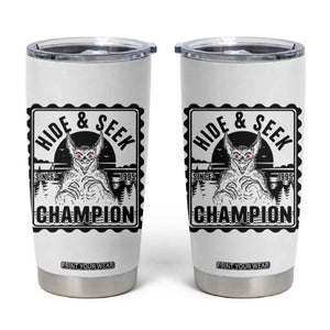 Chupacabra Hide And Seek Champion Since 1995 Tumbler Cup Cryptid Gift TS12 White Print Your Wear