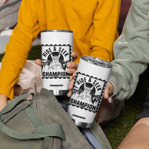 Chupacabra Hide And Seek Champion Since 1995 Tumbler Cup Cryptid Gift TS12 Print Your Wear