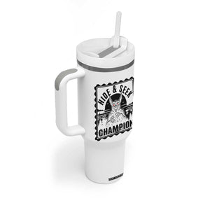 Chupacabra Hide And Seek Champion Since 1995 Tumbler With Handle Cryptid Gift TS12 Print Your Wear