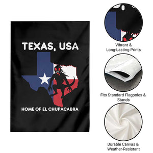 Chupacabra Texas Garden Flag Home Of El Chupacabra Gothic Horror Gift TS12 Print Your Wear