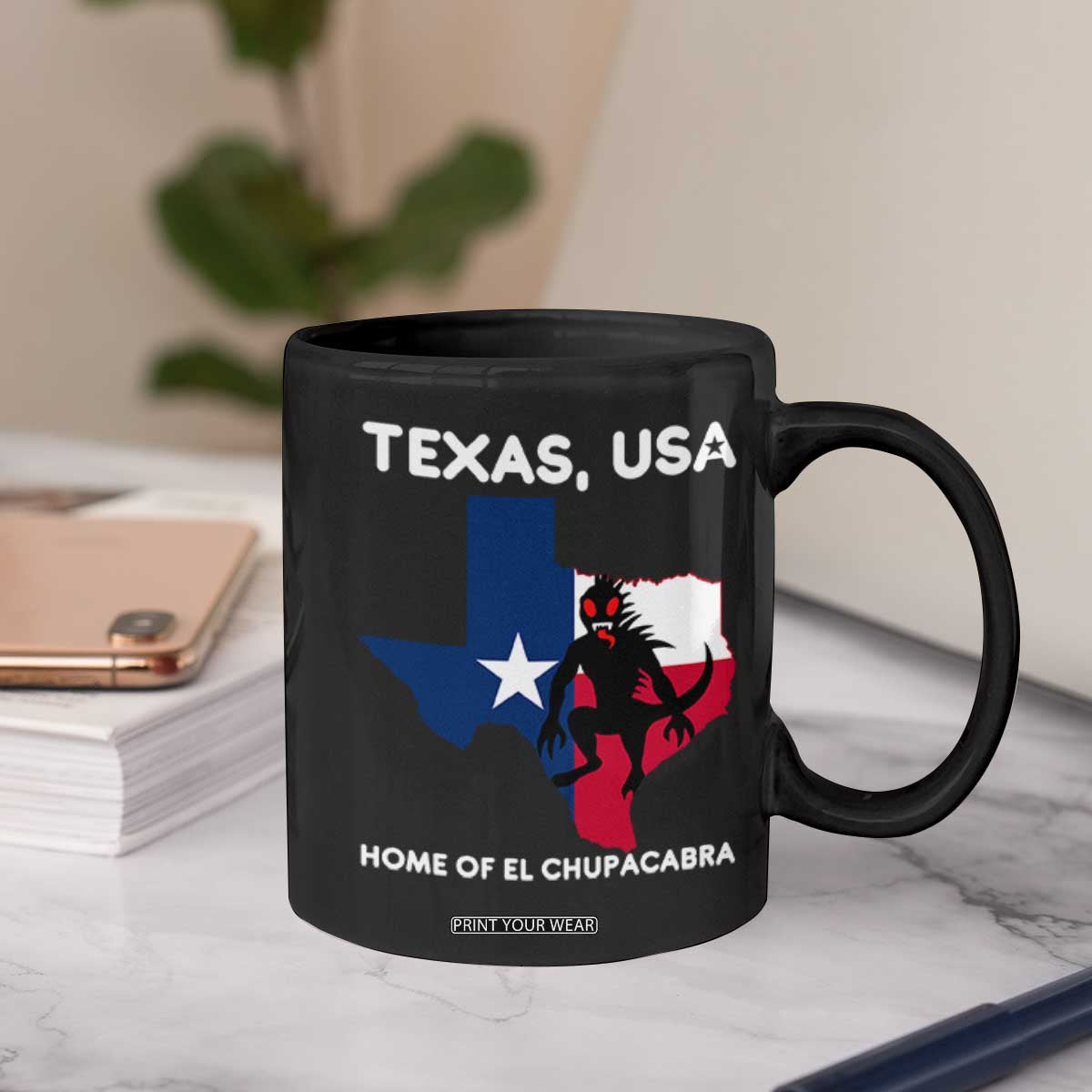Chupacabra Texas Coffee Mug Home Of El Chupacabra Gothic Horror Gift TS12 Print Your Wear