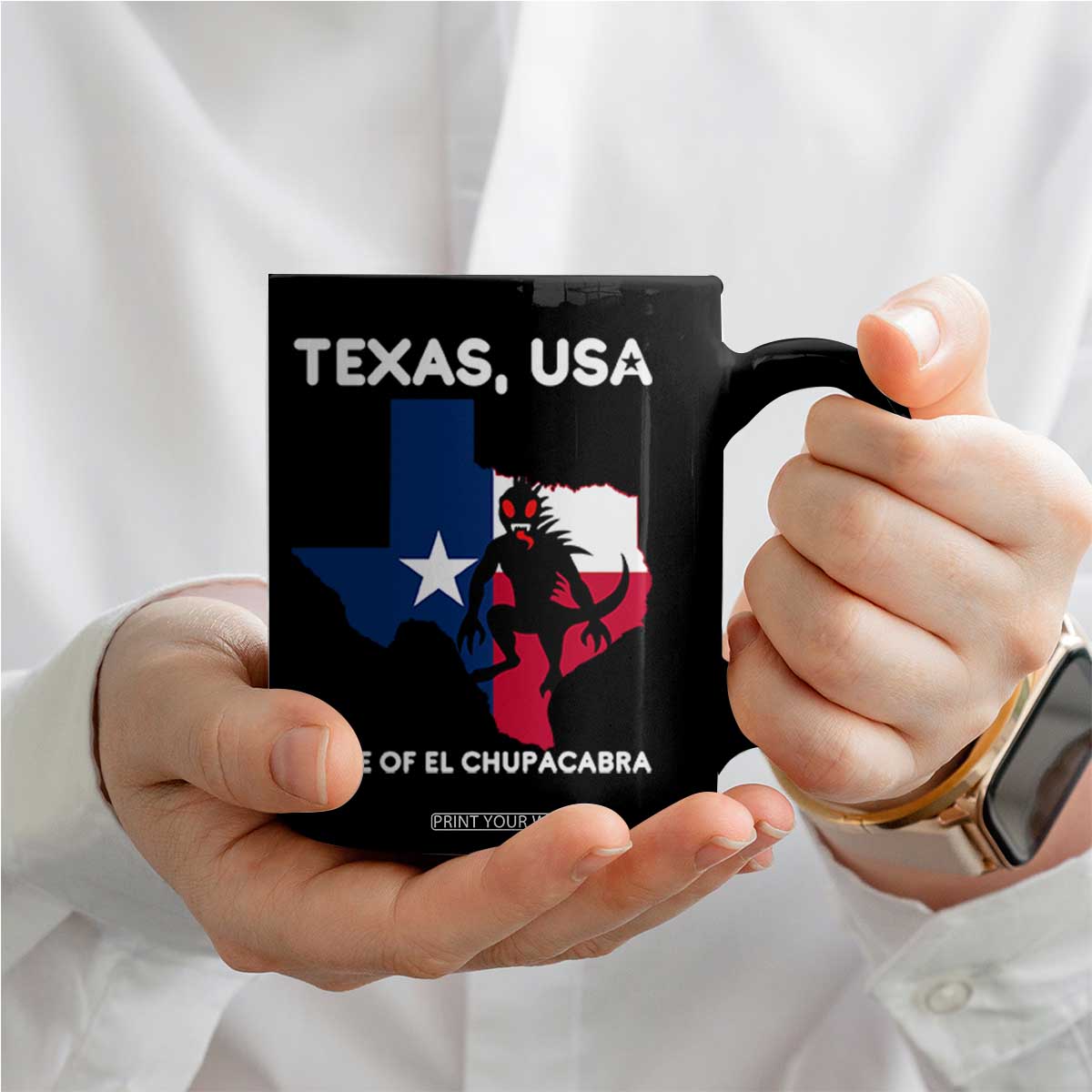 Chupacabra Texas Coffee Mug Home Of El Chupacabra Gothic Horror Gift TS12 Print Your Wear