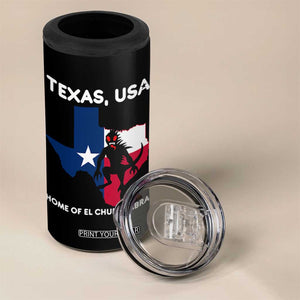 Chupacabra Texas 4 in 1 Can Cooler Tumbler Home Of El Chupacabra Gothic Horror Gift TS12 Print Your Wear