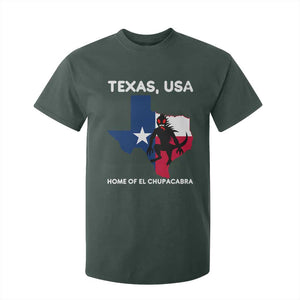 Chupacabra Texas T Shirt For Kid Home Of El Chupacabra Gothic Horror Gift TS12 Dark Forest Green Print Your Wear
