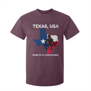 Chupacabra Texas T Shirt For Kid Home Of El Chupacabra Gothic Horror Gift TS12 Maroon Print Your Wear
