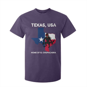 Chupacabra Texas T Shirt For Kid Home Of El Chupacabra Gothic Horror Gift TS12 Purple Print Your Wear