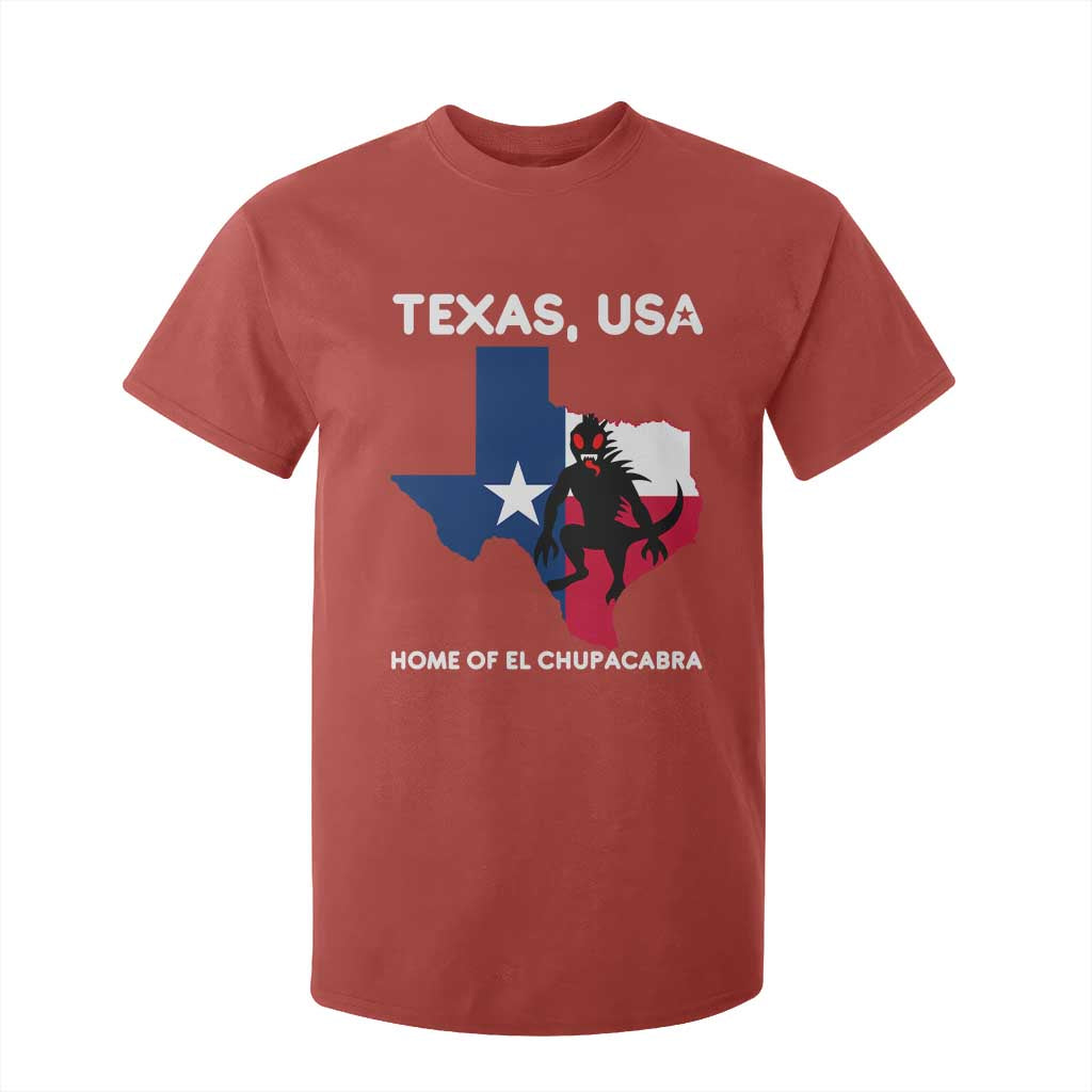 Chupacabra Texas T Shirt For Kid Home Of El Chupacabra Gothic Horror Gift TS12 Red Print Your Wear