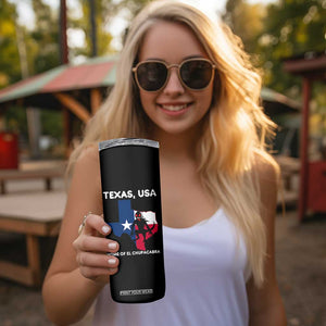 Chupacabra Texas Skinny Tumbler Home Of El Chupacabra Gothic Horror Gift TS12 Print Your Wear