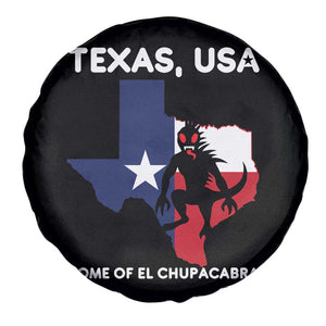 Chupacabra Texas Spare Tire Cover Home Of El Chupacabra Gothic Horror Gift TS12 Print Your Wear