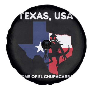 Chupacabra Texas Spare Tire Cover Home Of El Chupacabra Gothic Horror Gift TS12 Print Your Wear